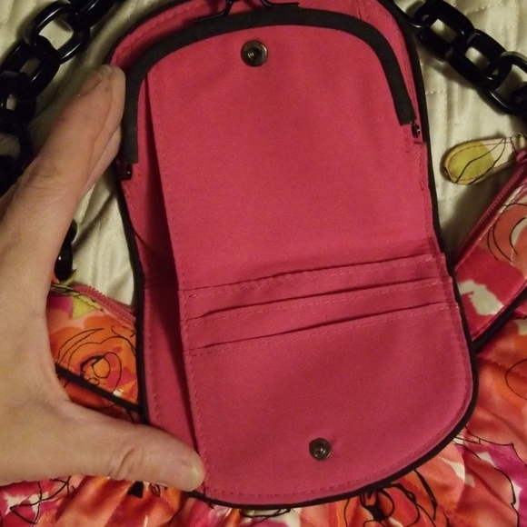 Vera Bradley Floral Handbag with Chain & Wallet - Picture 3 of 8